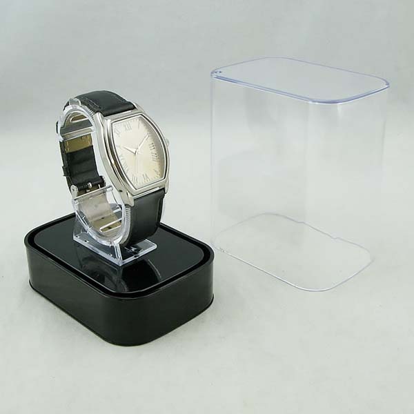 Clear Watch Display Case with Logo |PacZone