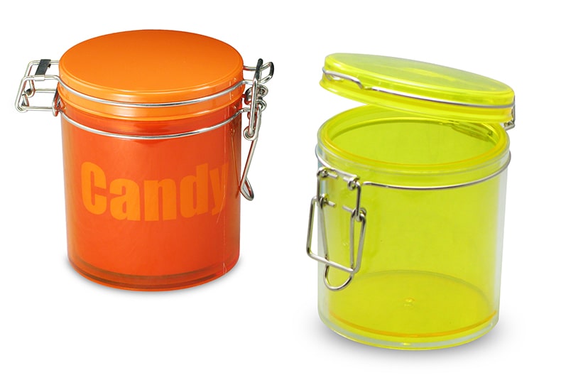 Small Coffee Storage Containers  Airtight Round Plastic Boxes