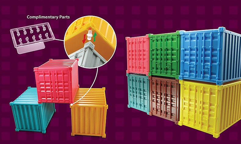 Stacking Miniature Containers toy