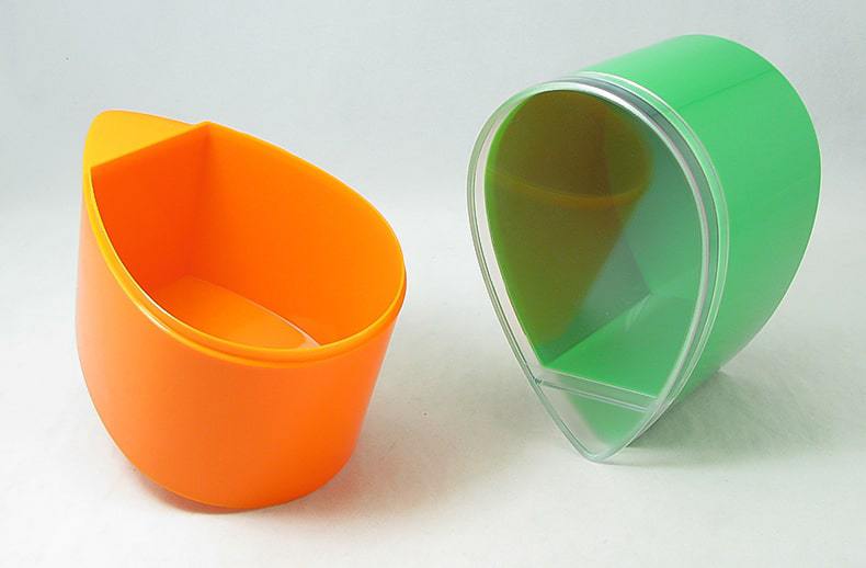 Drop-shape Plastic Sweet Containers