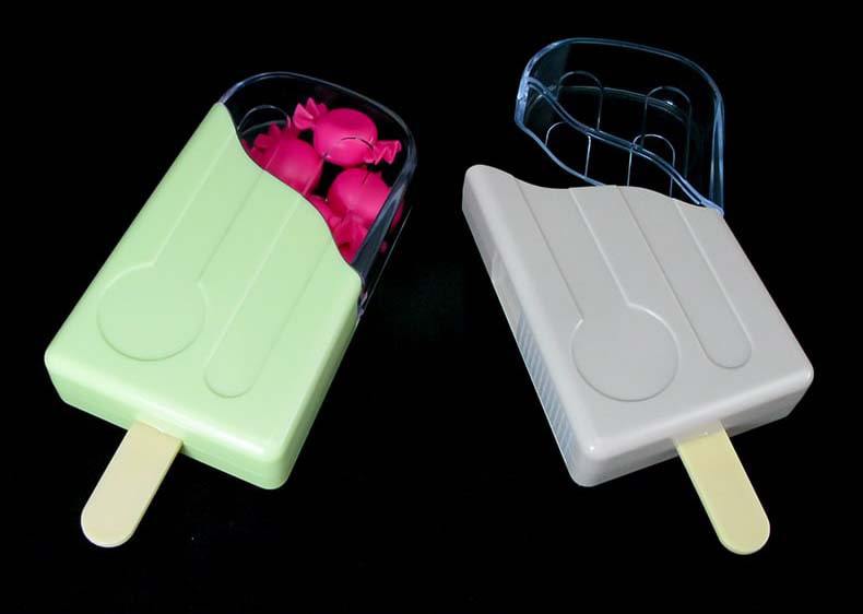 ice-lolly shaped small candy dispensers