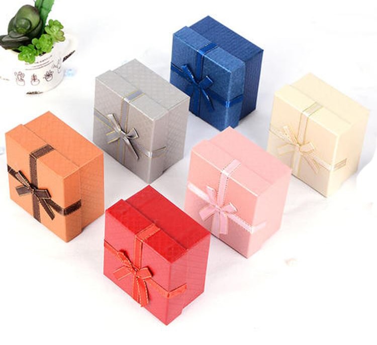 Supply Bulk Cardboard Jewelry Boxes with Lids and Ribbon |PacZone